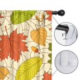 thumbnail image 4 of Autumn Decor Fall Festival Rustic Style Kitchen Curtains 2 Pieces Semi-Sheer,42x54in Kitchen Curtains Fall Holiday Long Curtain, 4 of 5