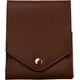 thumbnail image 1 of Cartera compacta multifuncional hecha a mano de cuero para guardar billetes con ranura para bolígrafo, tarjetero plegable minimalista delgado marrón., 1 of 7