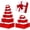 Red, variant on 6 Pack Large Nesting Gift Boxes with Lid Ribbon 6 Size Square Gift Wrapping Stacking Boxes for Mother's Day Valentines Birthday Wedding Bridal Party Decorative(Pink)