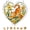 A, variant on Lunxisen 2 Pcs Acrylic Heart Puzzle Wind Chime Pendant Valentine Gift for Outdoor Garden Patio Decoration Wedding Decor Anniversary Present(19cm)