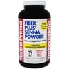 Yerba Prima Fiber Plus Senna Powder, 12 oz - Apple Spice Flavor, Gentle Overnight Relief, Non-GMO, Gluten-Free, Stevia Sweetened, Short-Term Use to Restore Regularity