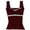 Red, variant on Women Summer Tops Women's Retro Sexy Leopard Print European Style Summer Short Slim Fit Vest Strap Cropped Tops Pack Top Women 3x Cut off Crop Top for Woman Cute Business Casual Clothes Bra Red L