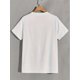 thumbnail image 2 of Michael prints men's creative summer tops, casual short-sleeved round-neck T-shirts, and men's versatile and comfortable daily wear clothing, Casual Sporty Tee, Summer Gifts, 2 of 8