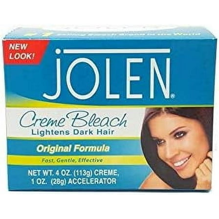 Jolen 4 Ounce Creme Bleach Regular Lightens Excess Dark Hair (118ml)