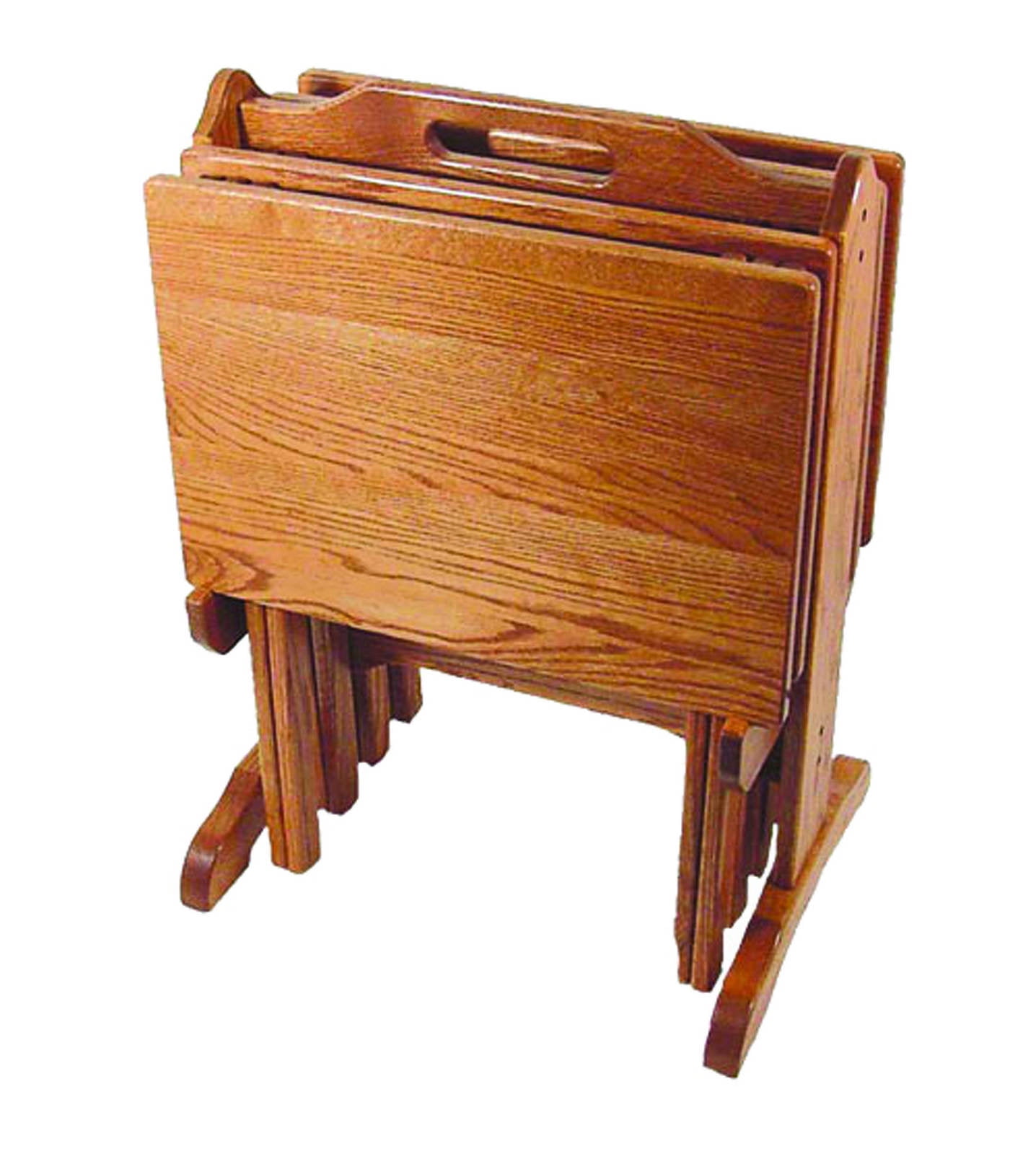 Oak tv trays walmart deals
