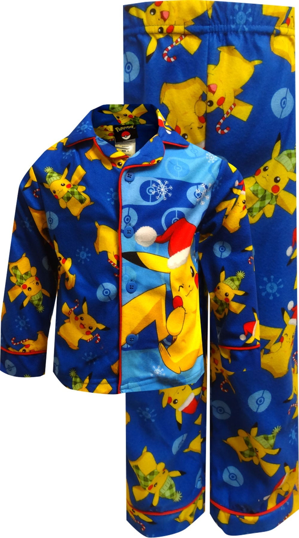 Pokemon Gotta Catch'em All 4-Piece Pajama Set Size 10 or 12 NWT $42 RV 