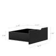 thumbnail image 5 of Modern 4-in-1 Hall Tree with Shoe Bench, Coat Hooks, Storage Drawers, and Open Shelves for Entryway or Bedroom, 5 of 8