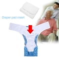thumbnail image 1 of Diapers For Adults, Comfortable Breathable 5 Colors Washable Adult Pocket Nappy Cover Adjustable Reusable  Cloth Incontinence Underwear For Elderly Cloth  Health Care, 1 of 8