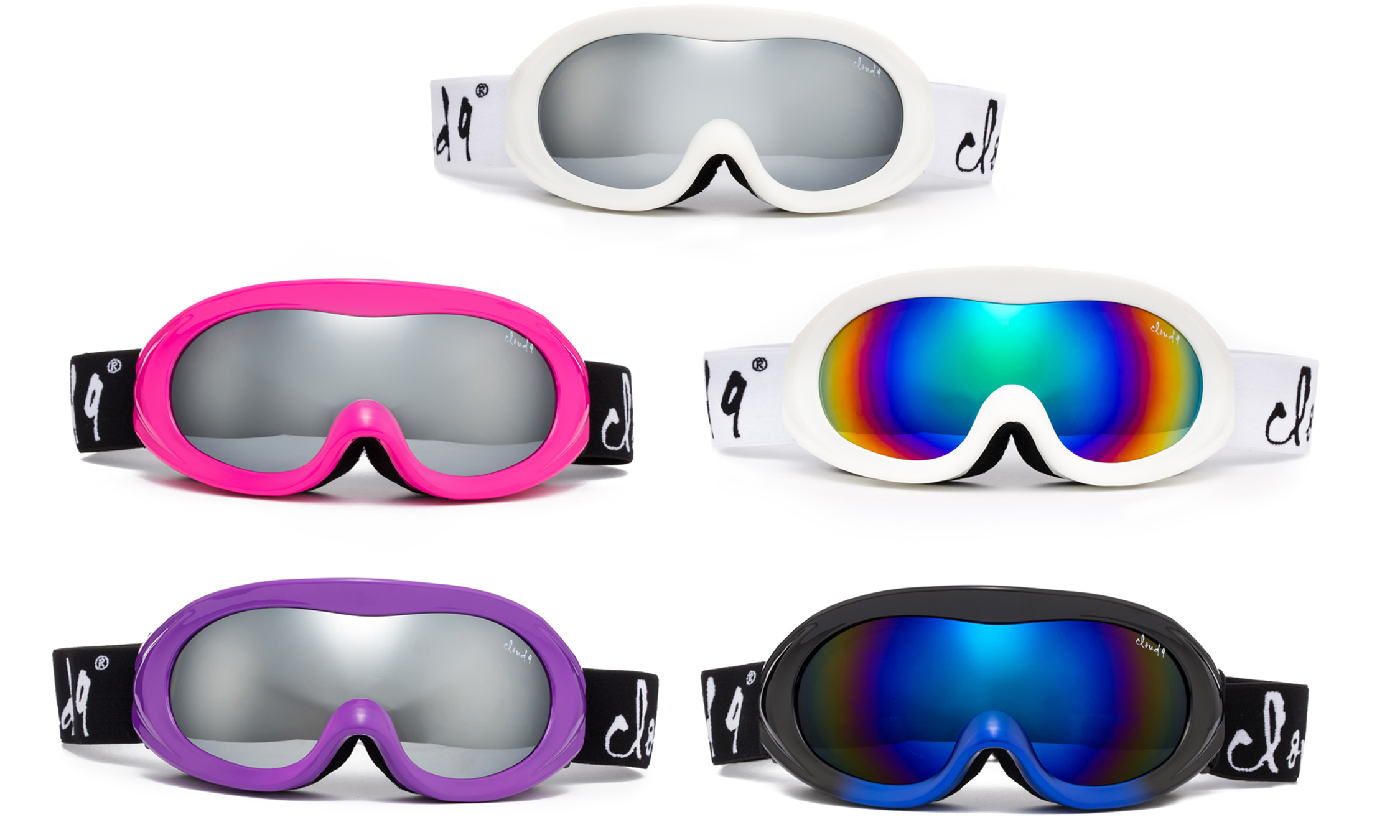 Cloud 9 - Professional Snow Goggles for Teens Girls and Boys Anti-Fog Windproof UV400 Dual Lens Triple Layered Foam Snowboarding Ski Goggles Junior - image 1 of 4