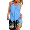 thumbnail image 1 of Vestidos de playa para mujer Sexy Hawaiian Tropical Print Sling Mini vestido de verano suelto cómodo Boho Sundress Fridja  hjkh1505, 1 of 6