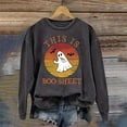 thumbnail image 2 of VBARHMQRT Chandails à Capuche Cool Mode Femme Specterprint Manches Longues Col Rond, 2 of 4