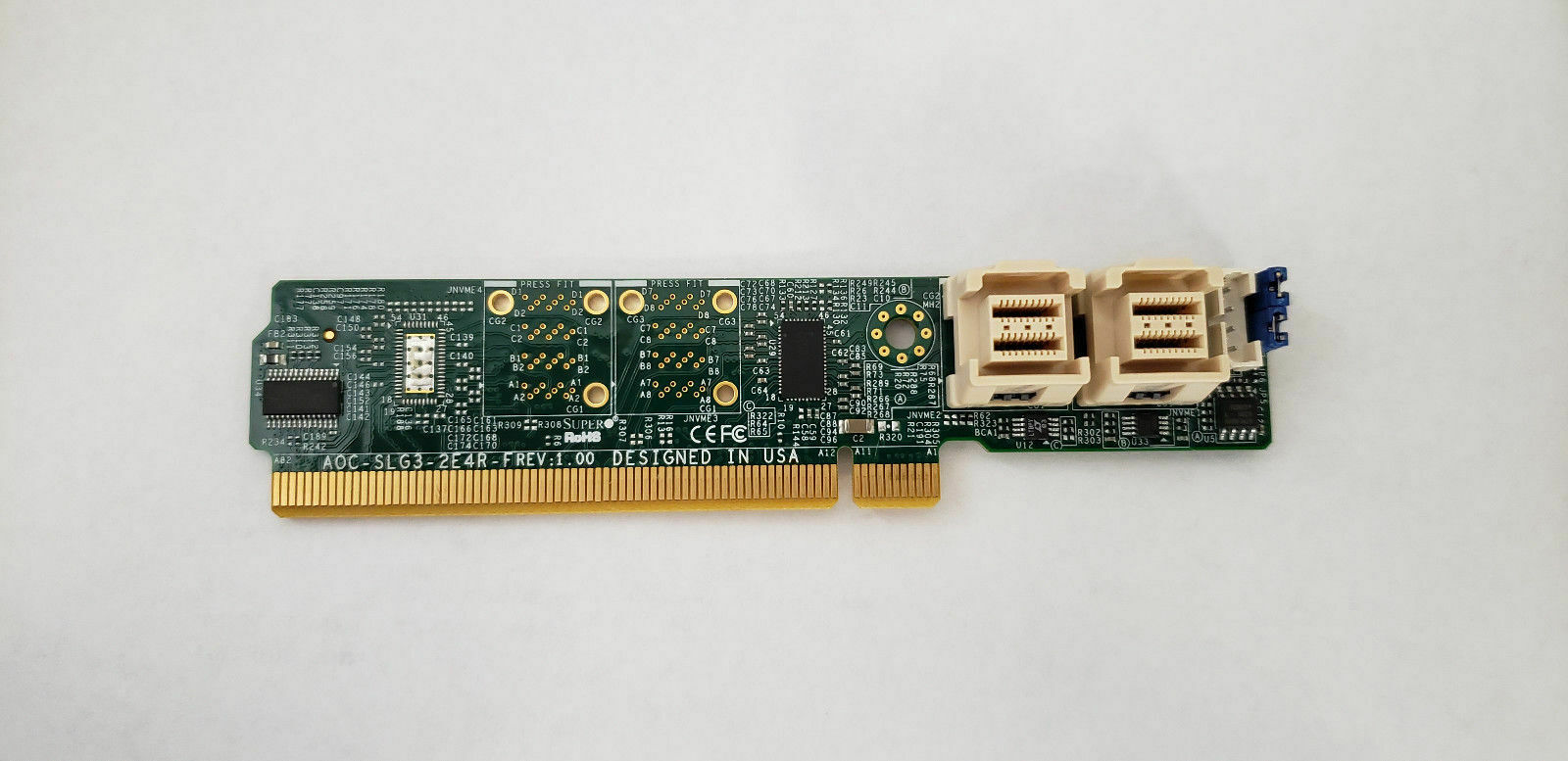 Supermicro AOCSLG32E4RF NVMe PCIe Host Bus Adapter PCIE 3.0 NVMe