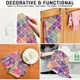 thumbnail image 7 of SKYSONIC 6 Pack Retro Triangle Kitchen Towels Soft Highly Absorbent Dish Towels Reusable Tea Towels Set 28 x 18 Inch, 7 of 7