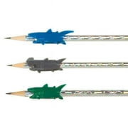 Shark Shape Pencil Grips, Assorted Color - Case of 200