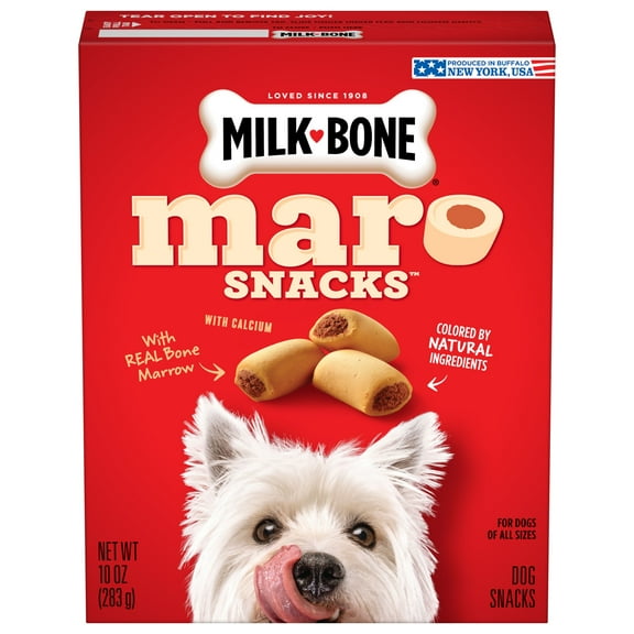 Milk-Bone MaroSnacks Small Dog Treats With Bone Marrow, 10 Ounces