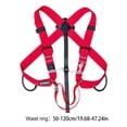 thumbnail image 4 of Climbing Chest Strap Rock Climb Shoulder Straps Professional Adjustable Safety Belt Safe Body Belts Body Fixator for Protection Red, 4 of 6