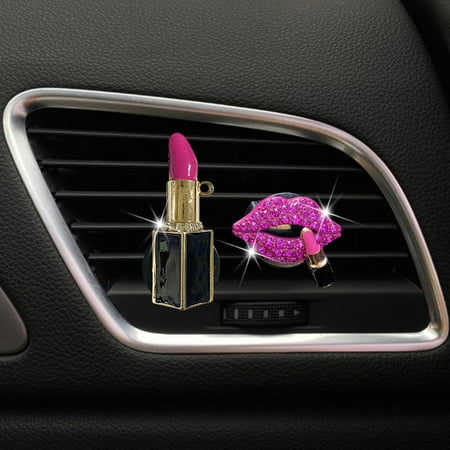 Shiny Pink Car Accessories For Women Auto Interior Accessories