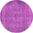 thumbnail image 1 of Ahgly Company Indoor Round Persian Pink Traditional Area Rugs, 4' Round, 1 of 4