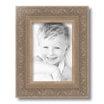 thumbnail image 2 of ArtToFrames 7" x 10" Majestic  Silver Picture Frame, 7x10 inch Gold Wood Poster Frame (WOM-5121),  Pack, 2 of 7