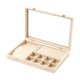 thumbnail image 5 of Joyero Organizador de Joyas Regalo Decorativo Rectangular Gran Capacidad Baratija Beige, 5 of 9