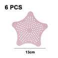 thumbnail image 2 of Coladores de goma para fregadero de estrella de mar, tapón colador para fregadero de cocina, cubierta de drenaje de silicona, recogedor de pelo para drenaje de bañera, 2 of 5