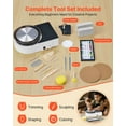 thumbnail image 6 of 6 inch Mini Pottery Wheel for Beginners, Kids & Adults - Electric Clay Sculpting Wheel Machine with Craft Tools - White, 6 of 11