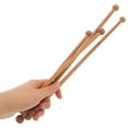 thumbnail image 3 of QIFULL Qifull Wooden Tapestry Rod Khaki for Tapestry Unique Design and Easy Install 4Pcs, 3 of 8