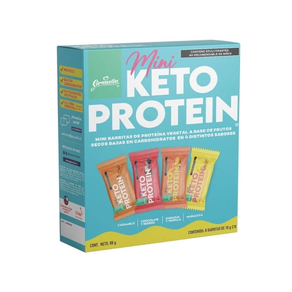 Barra Granolín Keto Protein Mini Mix 8 piezas