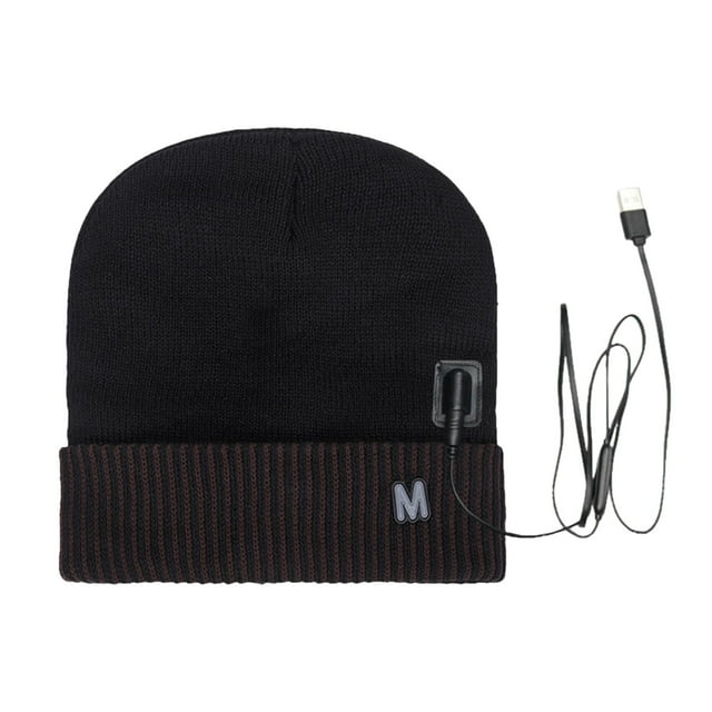 USB Charging Thermal Winter Heating Cap with Three Speed Controller for Headache and Enhanced