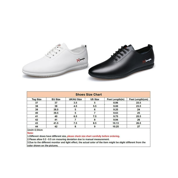 UKAP Men Casual Shoes Lace Up Dress Sneakers Comfort Flats Mens Oxfords Breathable Black 8.5