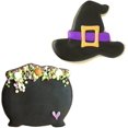 thumbnail image 3 of Ann Clark Witch Cookie Cutter Set, 2-Piece, Made in USA, 3 of 8
