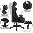 thumbnail image 4 of Cumberland Comfort Series High Back Black and Gray Reclining Racing/Gaming Office Chair with Adjustable Lumbar Support, 4 of 9