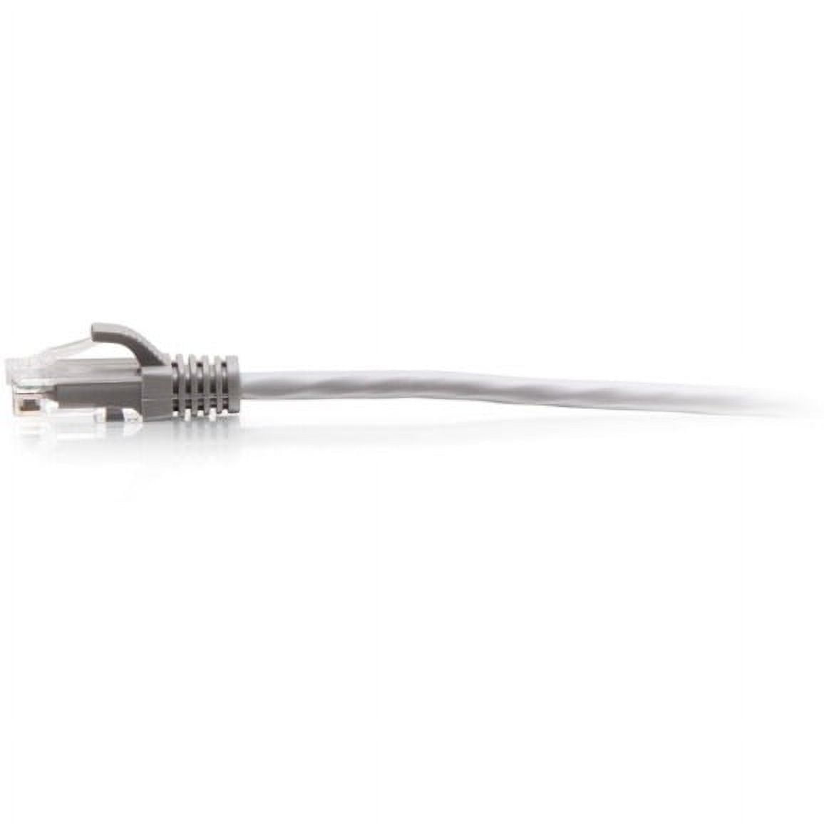 C2G 8ft (2.4m) Cat6a Snagless Unshielded (UTP) Slim Ethernet Patch Cable, Gray, RJ45, M/M