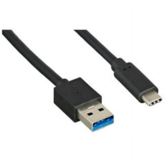 CableWholesale USB 3.2 Gen 2x1 Type A to C Cable - 10 Gigabit, 0.5 meter (1.64ft)