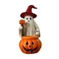 thumbnail image 2 of Estatua de Fantasma Y Calabaza de Halloween, Decoración de Escritorio, Accesorios de Jardinería Coleccionables, Adorno Multifuncional, 8 X 13 X 16 Cm Beige, 2 of 8