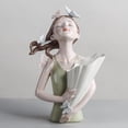 thumbnail image 2 of Rongfmy Pot de Fleurs en Résine Sculpture Butterfly Fairy Girl Vert, 2 of 9