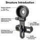 thumbnail image 4 of High Definition Upgrade Universal Cell Phone Adapter Bracket Clip Mount Soft Rubber Material For Binocular, 4 of 5