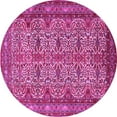 thumbnail image 1 of Ahgly Company Indoor Round Persian Pink Traditional Area Rugs, 5' Round, 1 of 4