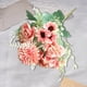 thumbnail image 5 of Flores de rosas artificiales - Rosas de tela de seda realistas para decoración del hogar, bodas, fiestas - 12,2" de altura - Blanca, roja, champán, verde, 5 of 6
