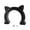 White, Black, Brown, variant on Pet Hole Door with Cartoon Shape Hole Door for Dog Cats Kitten Small Pet Gate Door Dogs Hole Door
