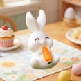thumbnail image 6 of Hiroekza Easter Decor, Easter Small Bunny Ornament Resin Ornament Easter Gifts for Kids, 6 of 6