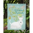 thumbnail image 3 of Carolines Treasures BB7617GF Welcome Friends White Scottish Terrier Flag Garden Size  Small multicolor, 3 of 3