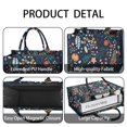 thumbnail image 4 of Large Capacity Tote Bag,Pioneer Flower Floral Print Pattern Handbag Fashion Luxury Tote Bag,15.7"x13"x 5.1" Inches,Laptop Compatible, 4 of 6