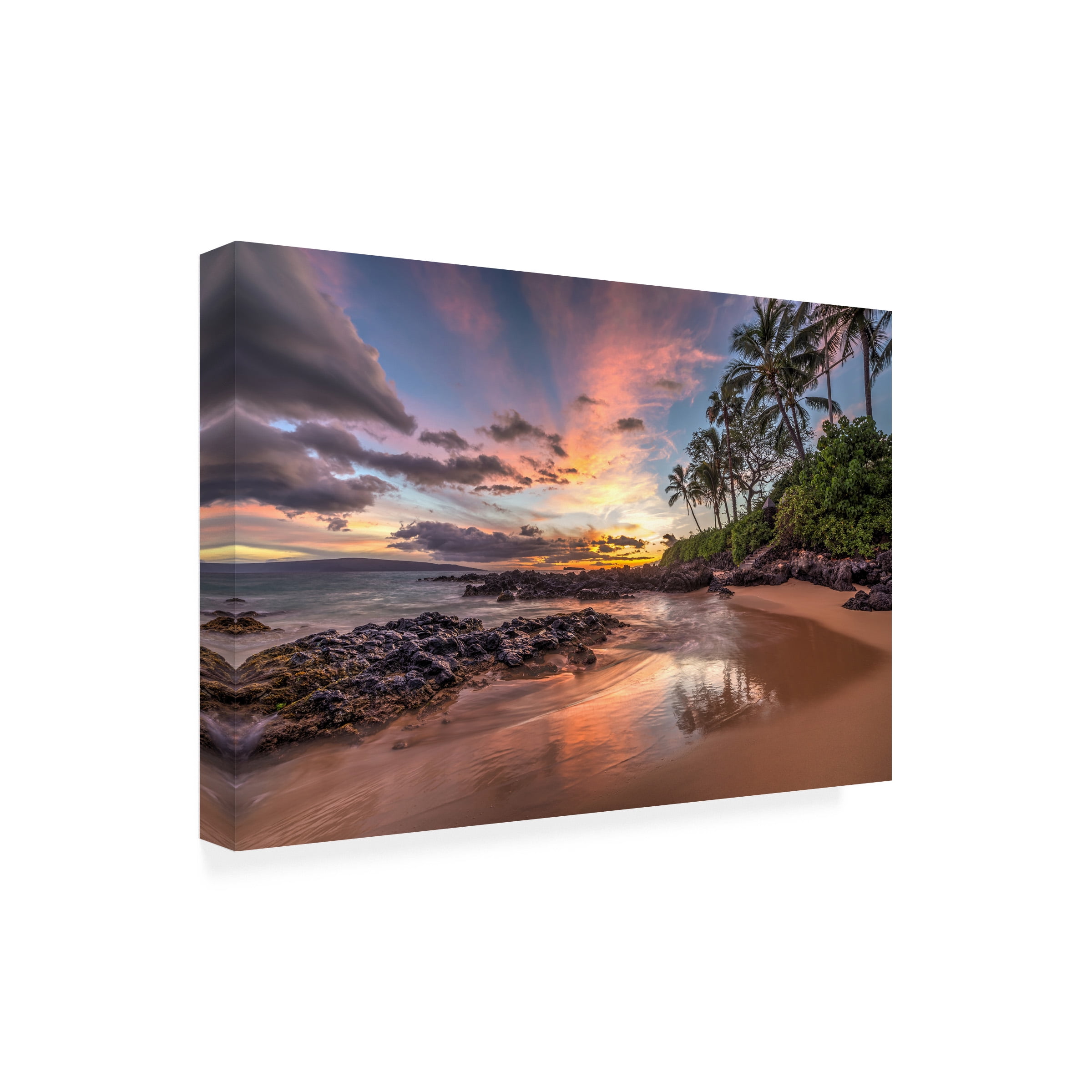 Pierre Leclerc 'Hawaiian Sunset Wonder' Outdoor Canvas