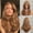 Blonde XEE, variant on DOPI Long Straight Black Brown Wig Hair for Women Lady Girl Middle Part with Bangs Dark Black Roots 20 inches Heat Resistant Synthetic Natural Looking Wig Home Wedding Normal Daily Cosplay Part