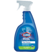 Clorox Pool&Spa Filter Cleaner Spray for Swimming Pools, 32 oz Bottle