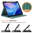 thumbnail image 4 of GSFY Case for 2024 iPad Air 11 Inch 6th Gen (M2), Smart Premium PU Leather Stand Protective Shell Auto Sleep Wake for iPad Air 11 6th/ iPad Air 10.9 4th & 5th/ iPad Pro 11 (2018-2022), QC Green, 4 of 7