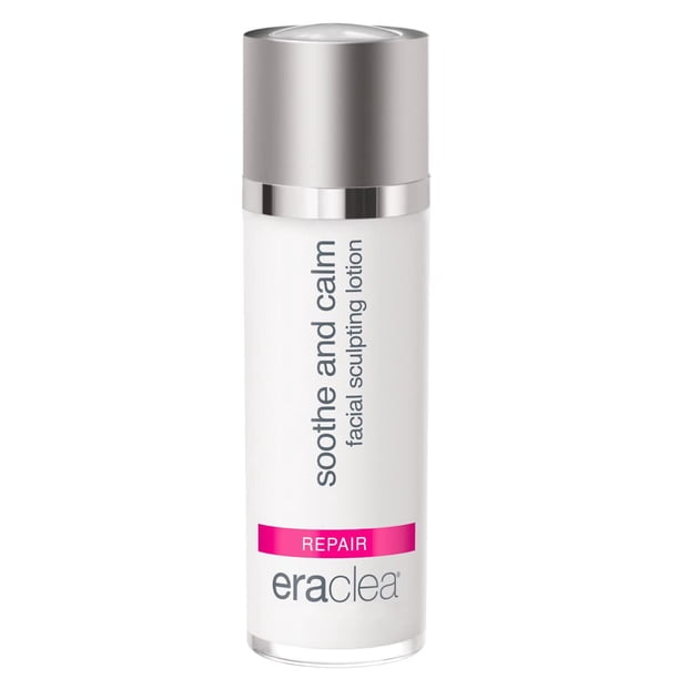 eraclea Loción para esculpir facial calmante y calmante para antihinchazón y drenaje linfático con niacinamida, árnica y ácido hialurónico, crema facial reafirmante para calmar la piel (1 fl oz)