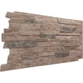 thumbnail image 2 of Ekena Millwork 49"W x 25 1/2"H x 1 1/4"D Acadia Ledge Stacked Stone, EverStone Faux Stone Siding Panel, Shasta, 2 of 9
