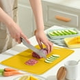 thumbnail image 4 of VQPeo Silicone Cutting Boards for Kitchen, Flexible Cutting Board Cutting Mat for Meat, Vegetables and Fruit, Cutting Boards for Kitchen Dishwasher Safe, 4 of 4